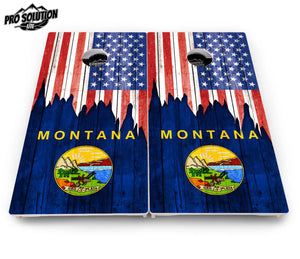State Flag Designs Massachusetts to New Jersey Cornhole Boards - Pro Solution Lite Series Cornhole Solutions