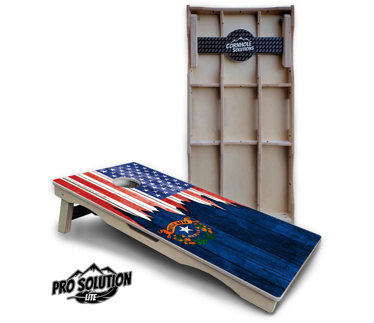 State Flag Designs Massachusetts to New Jersey Cornhole Boards - Pro Solution Lite Series Cornhole Solutions