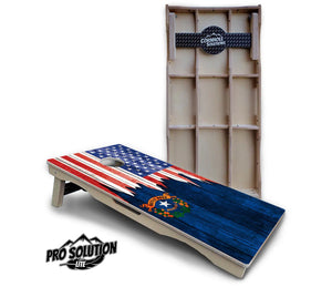 State Flag Designs Massachusetts to New Jersey Cornhole Boards - Pro Solution Lite Series Cornhole Solutions