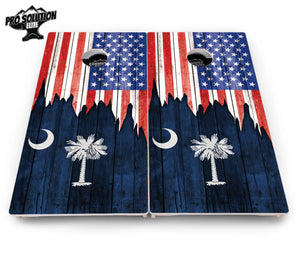 State Flag Designs New Mexico to South Carolina Cornhole Boards - Pro Solution Elite Series Cornhole Solutions