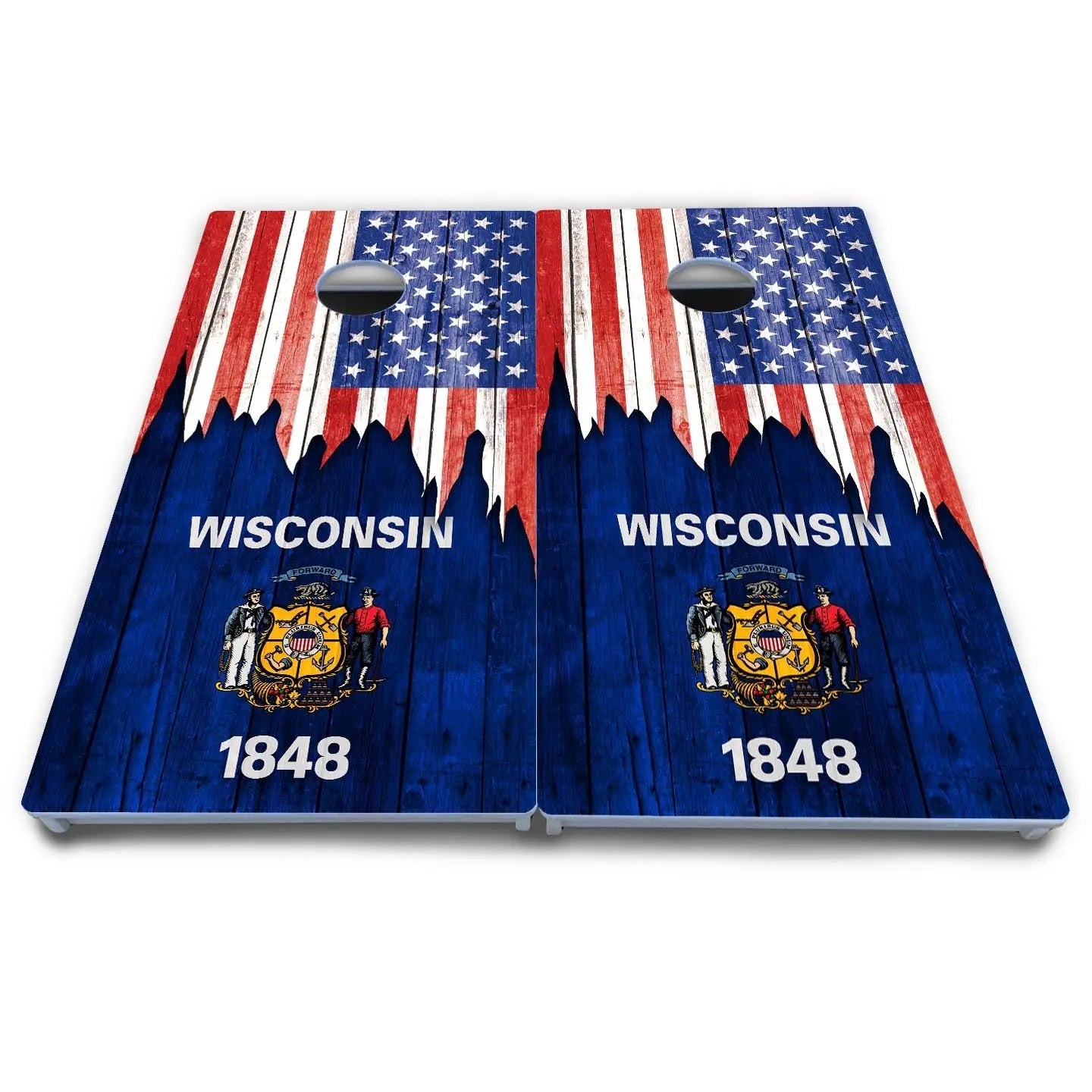 State Flag Designs South Dakota to Wyoming Cornhole Boards - All Weather Series Cornhole Solutions