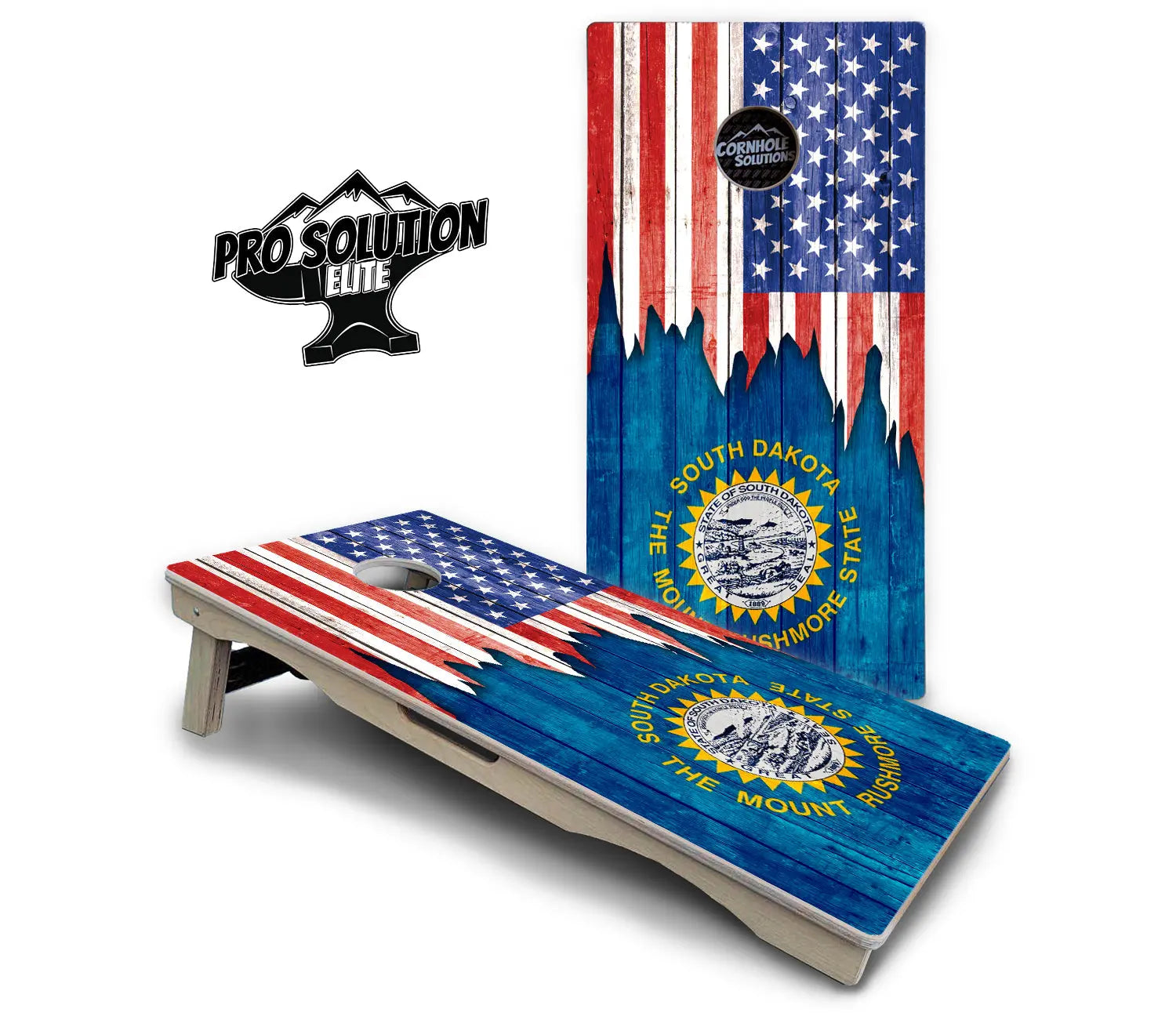 State Flag Designs South Dakota to Wyoming Cornhole Boards - Pro Solution Elite Series Cornhole Solutions