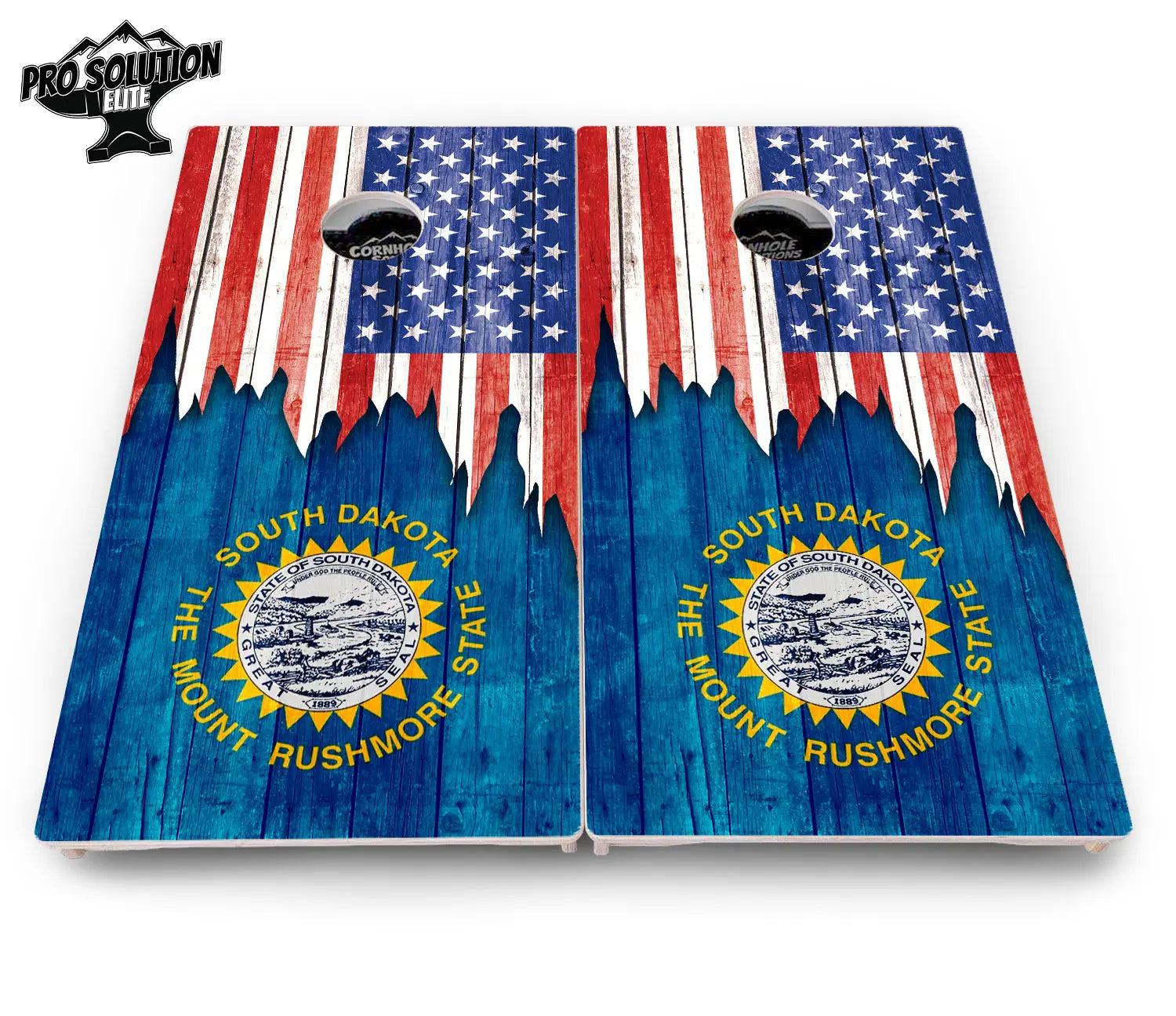 State Flag Designs South Dakota to Wyoming Cornhole Boards - Pro Solution Elite Series Cornhole Solutions
