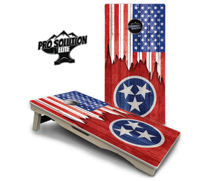 State Flag Designs South Dakota to Wyoming Cornhole Boards - Pro Solution Elite Series Cornhole Solutions