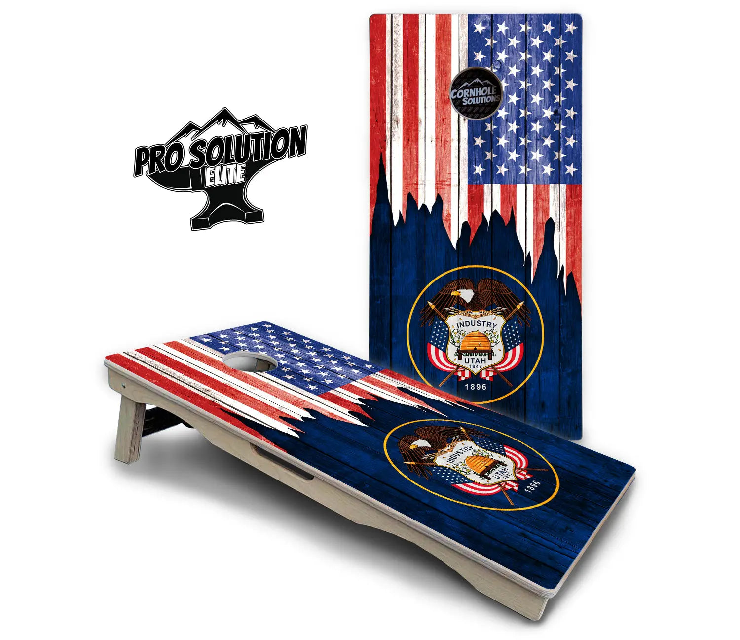 State Flag Designs South Dakota to Wyoming Cornhole Boards - Pro Solution Elite Series Cornhole Solutions