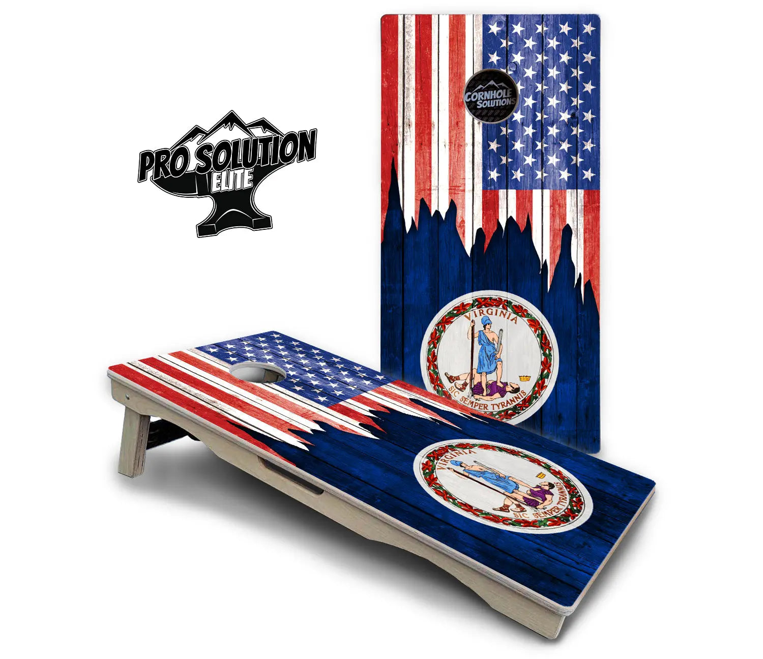 State Flag Designs South Dakota to Wyoming Cornhole Boards - Pro Solution Elite Series Cornhole Solutions