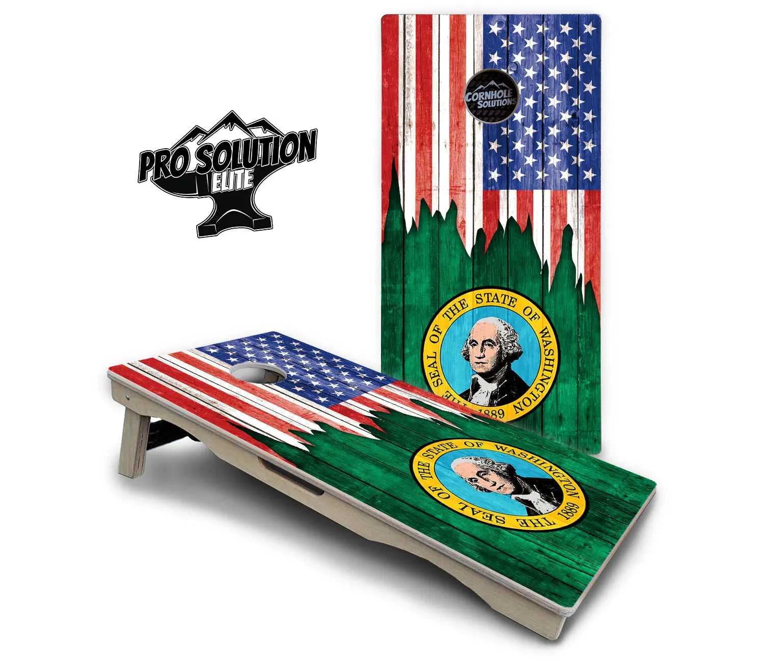 State Flag Designs South Dakota to Wyoming Cornhole Boards - Pro Solution Elite Series Cornhole Solutions