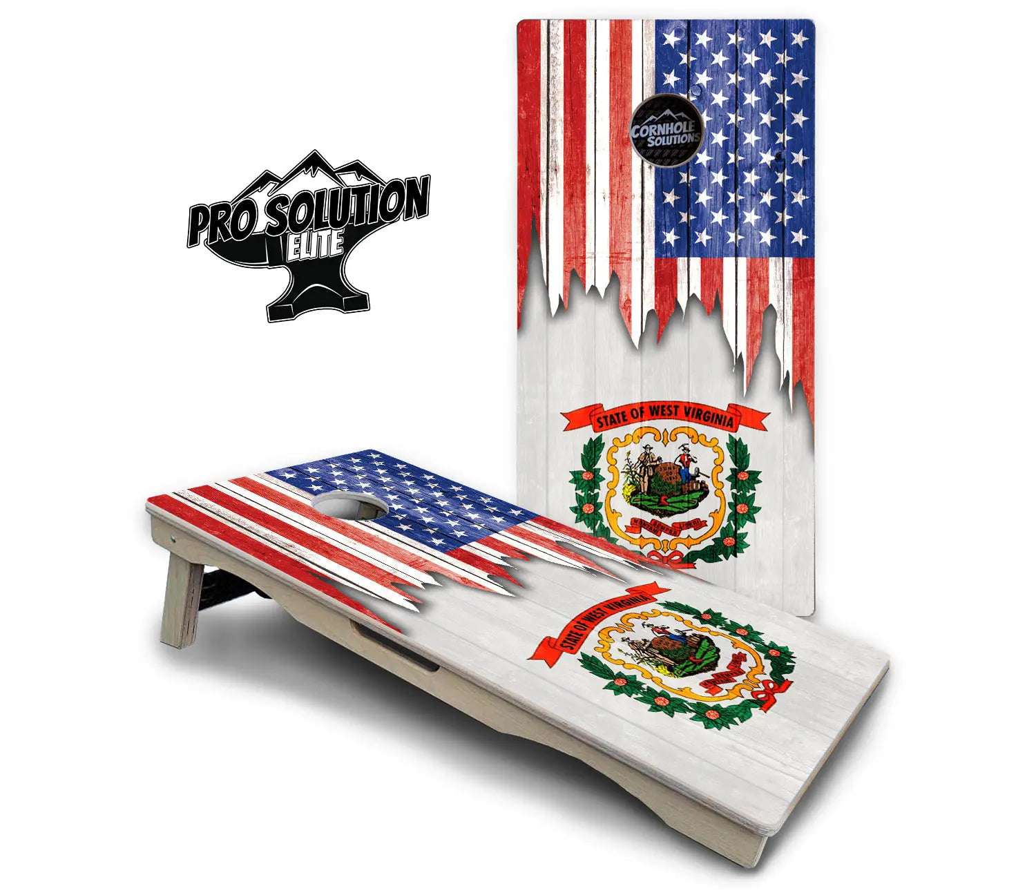 State Flag Designs South Dakota to Wyoming Cornhole Boards - Pro Solution Elite Series Cornhole Solutions