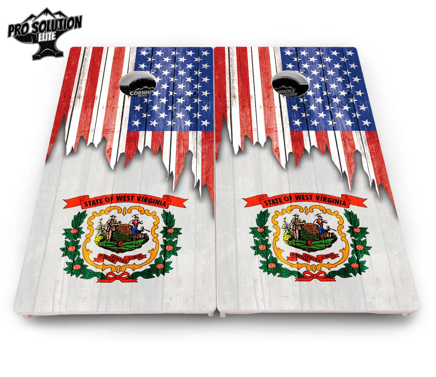 State Flag Designs South Dakota to Wyoming Cornhole Boards - Pro Solution Elite Series Cornhole Solutions