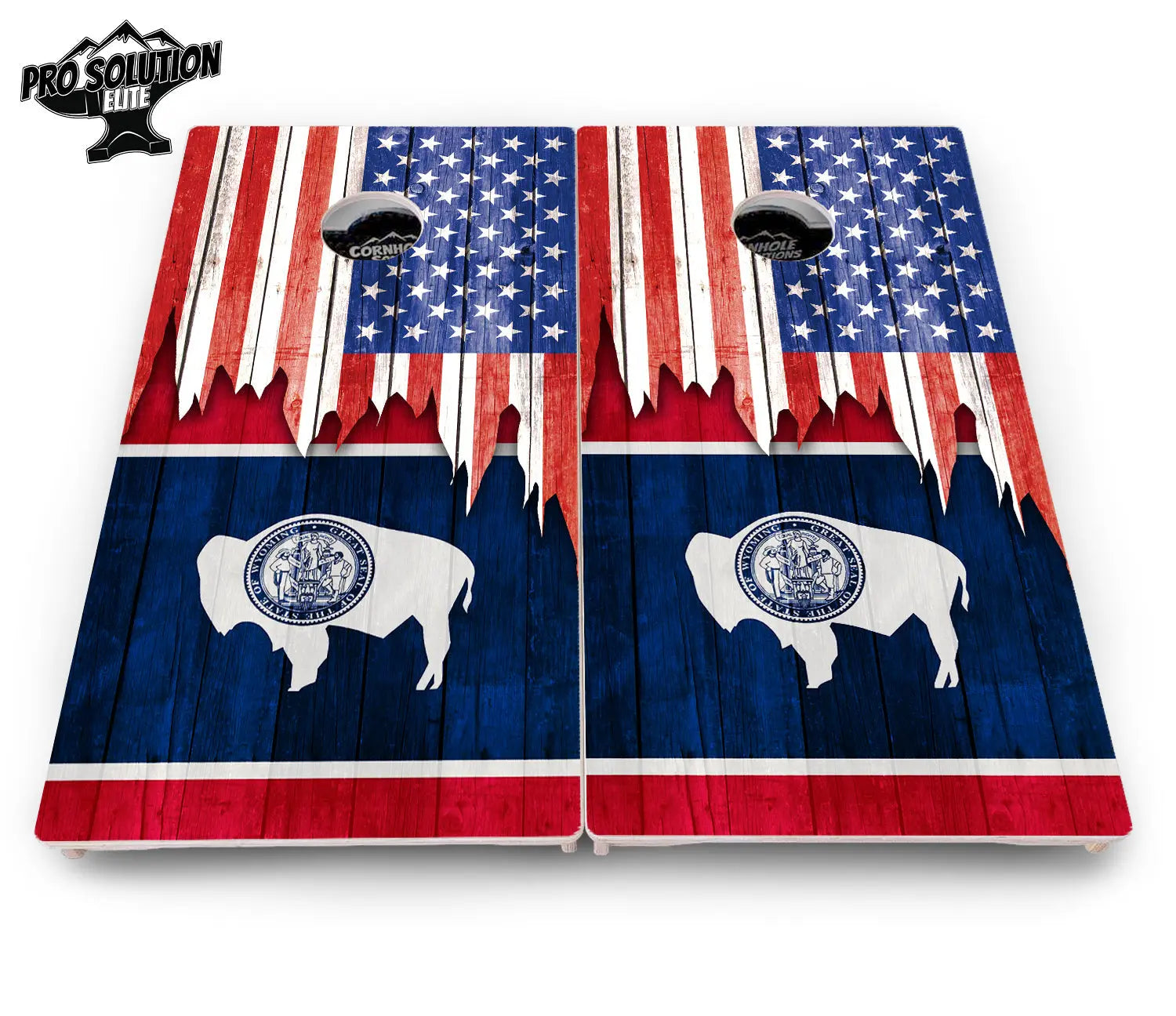 State Flag Designs South Dakota to Wyoming Cornhole Boards - Pro Solution Elite Series Cornhole Solutions