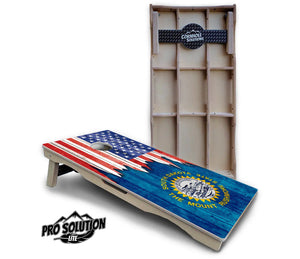 State Flag Designs South Dakota to Wyoming Cornhole Boards - Pro Solution Lite Series Cornhole Solutions