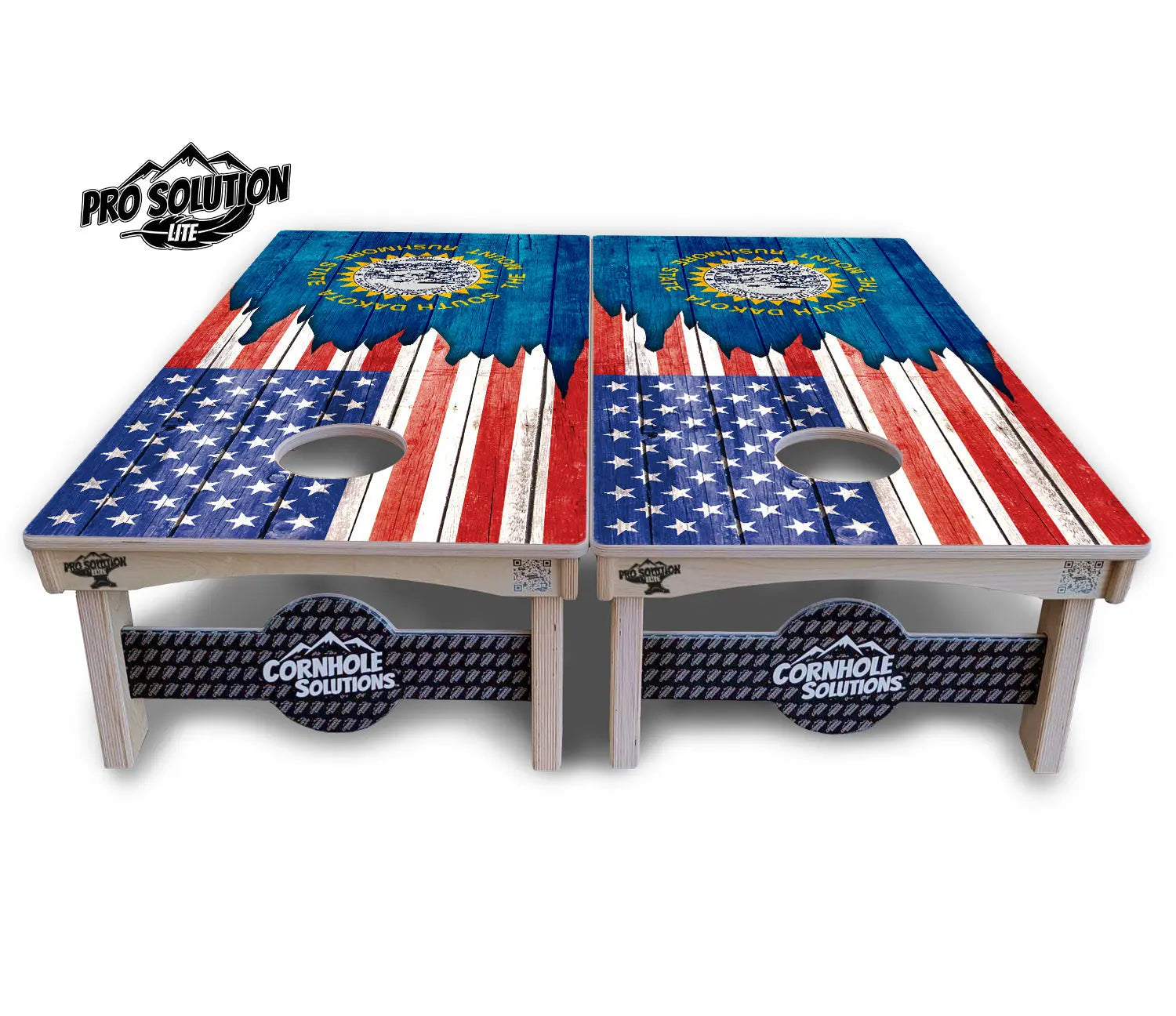 State Flag Designs South Dakota to Wyoming Cornhole Boards - Pro Solution Lite Series Cornhole Solutions