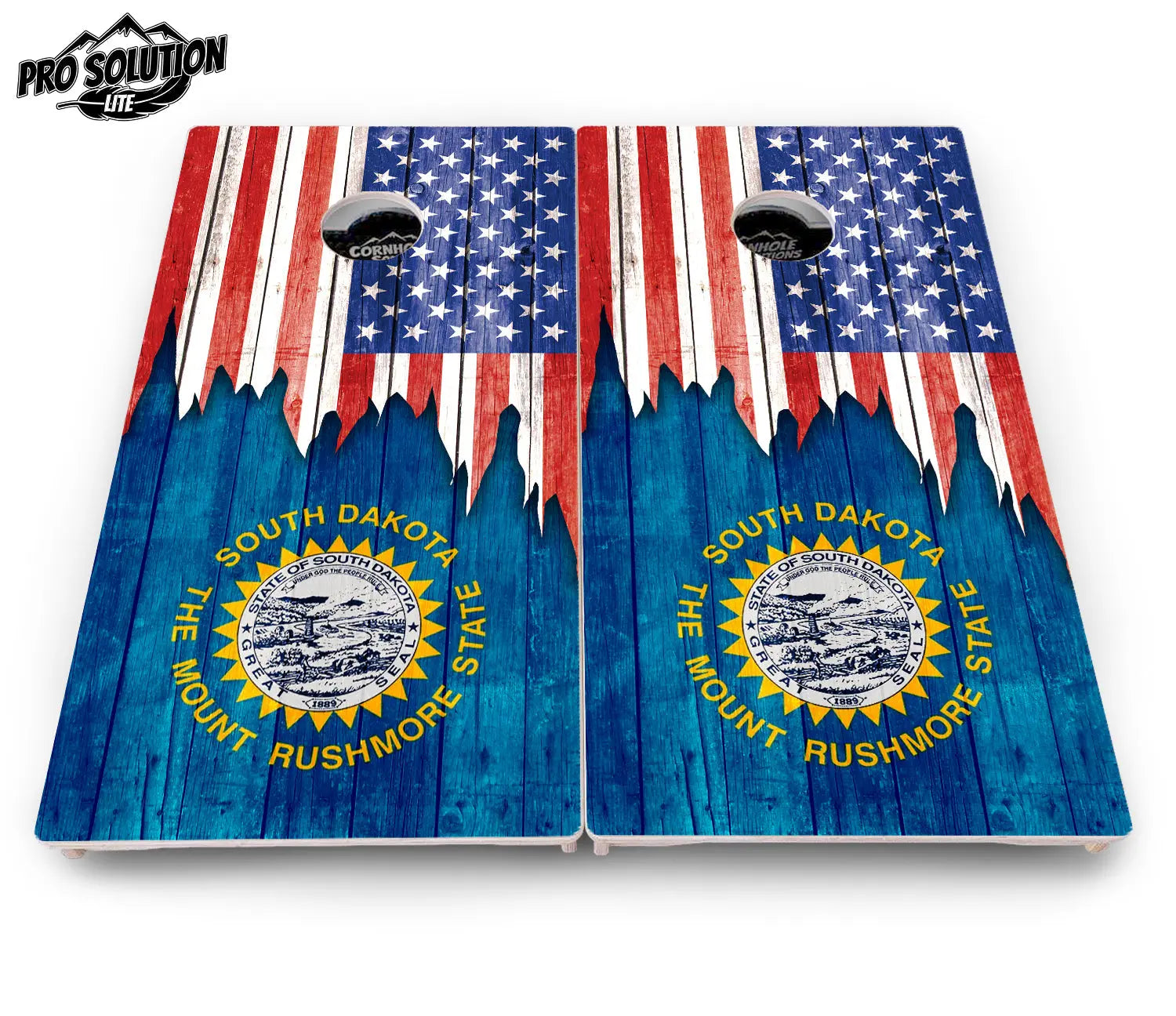 State Flag Designs South Dakota to Wyoming Cornhole Boards - Pro Solution Lite Series Cornhole Solutions