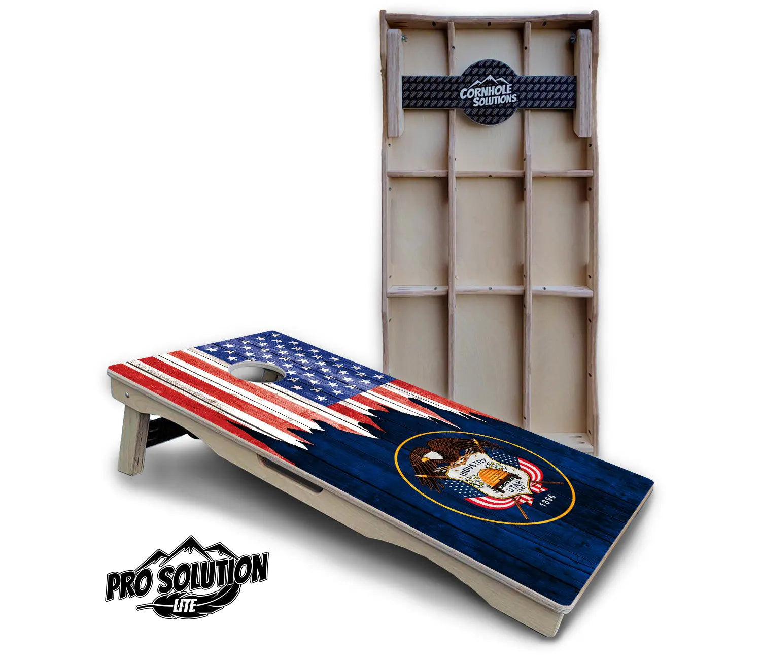 State Flag Designs South Dakota to Wyoming Cornhole Boards - Pro Solution Lite Series Cornhole Solutions