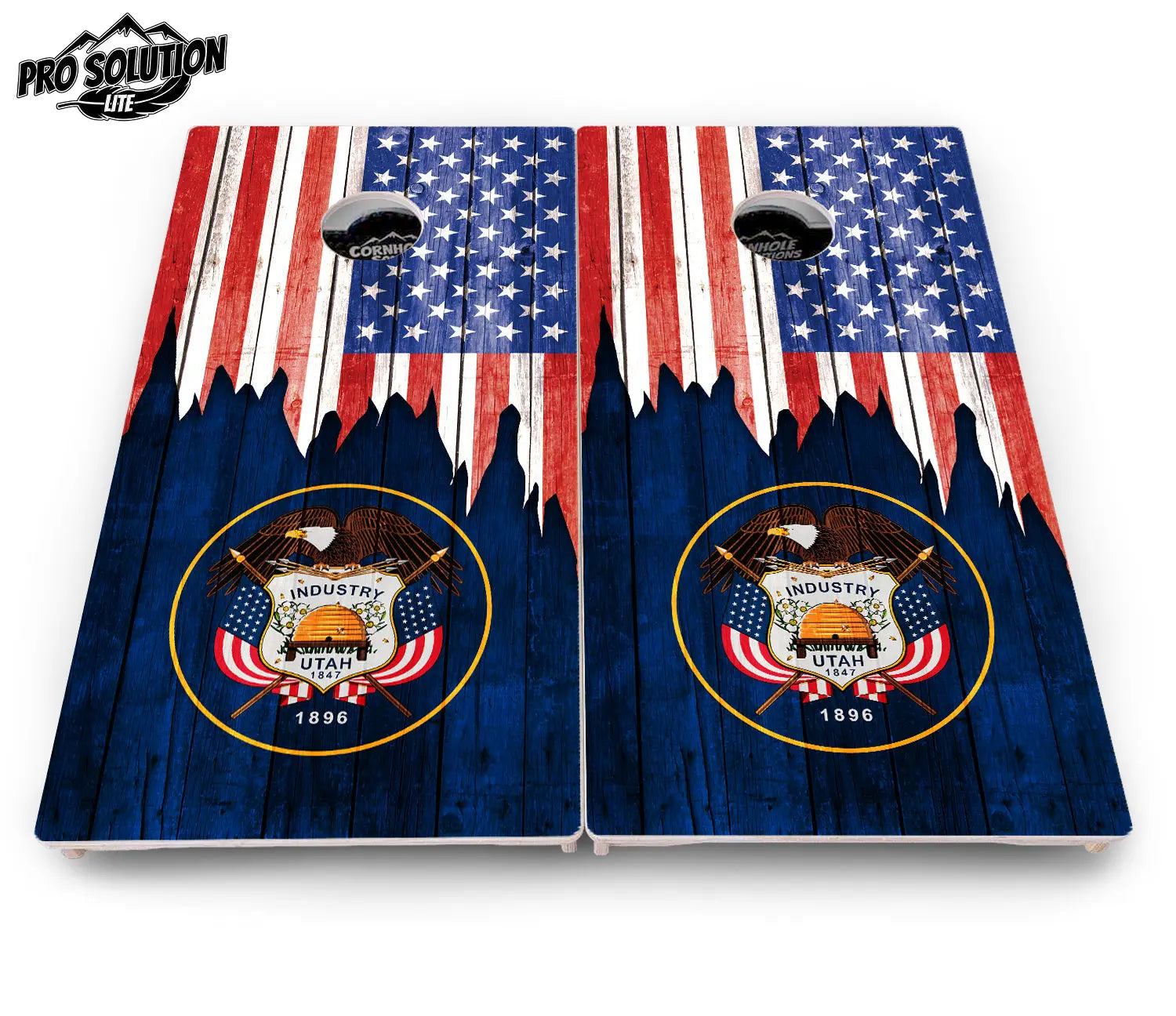 State Flag Designs South Dakota to Wyoming Cornhole Boards - Pro Solution Lite Series Cornhole Solutions