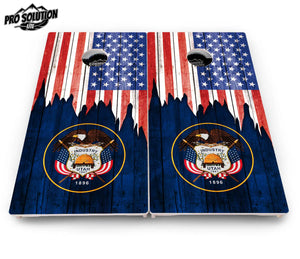 State Flag Designs South Dakota to Wyoming Cornhole Boards - Pro Solution Lite Series Cornhole Solutions