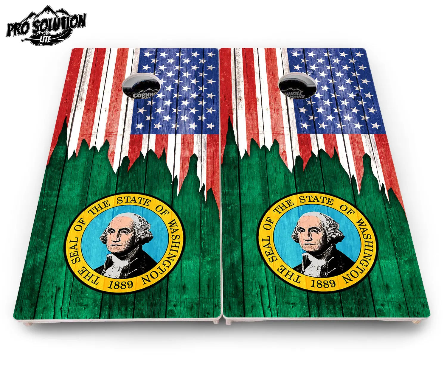 State Flag Designs South Dakota to Wyoming Cornhole Boards - Pro Solution Lite Series Cornhole Solutions