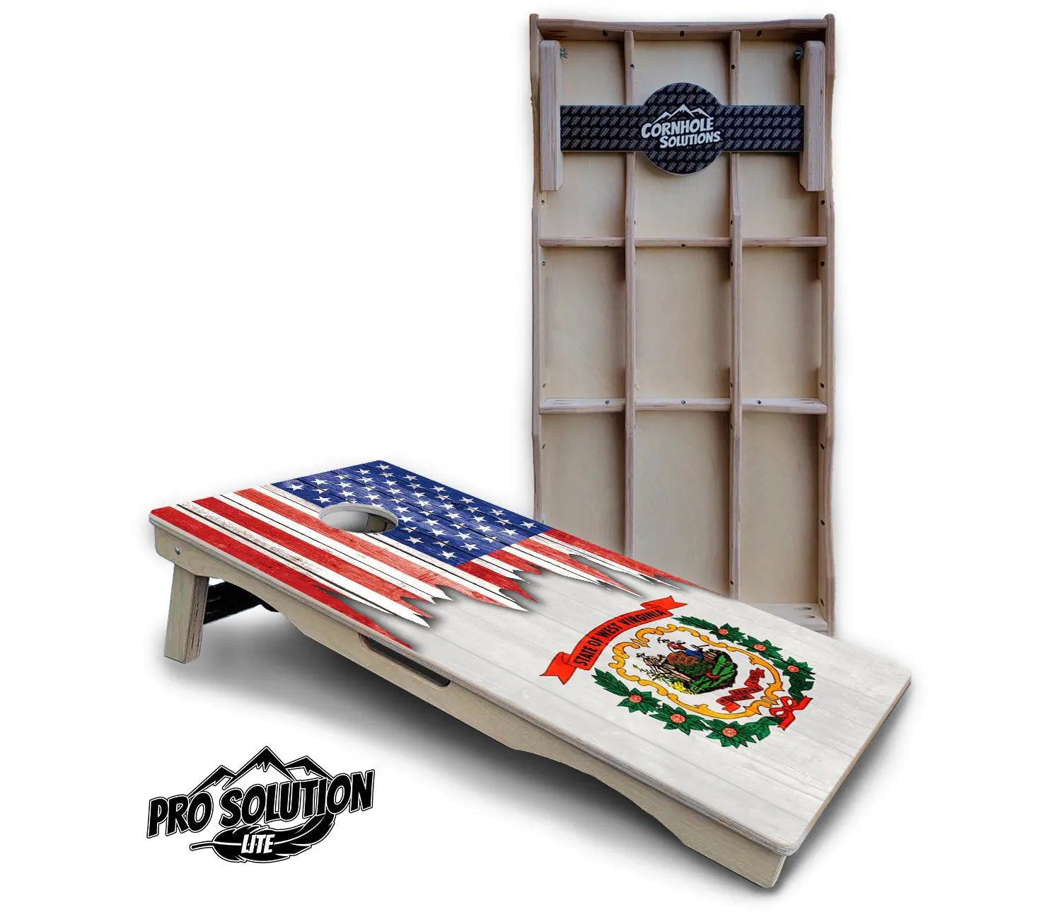 State Flag Designs South Dakota to Wyoming Cornhole Boards - Pro Solution Lite Series Cornhole Solutions