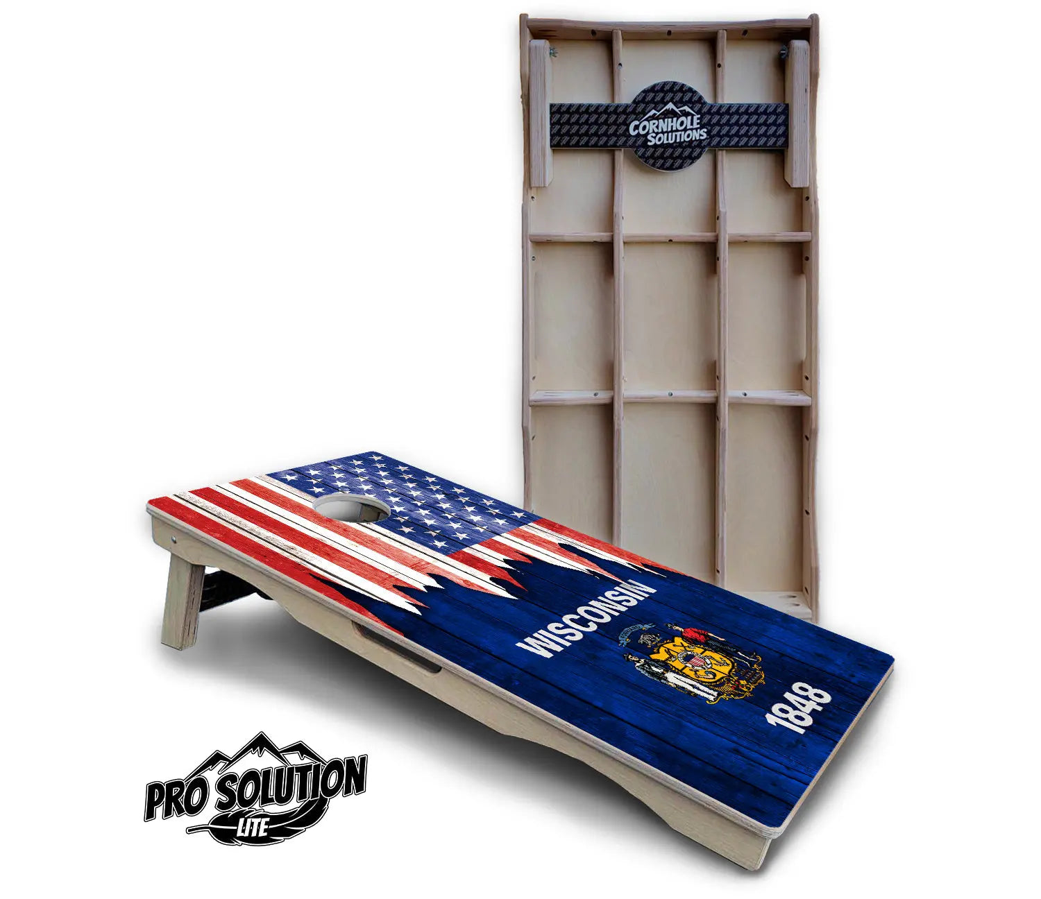 State Flag Designs South Dakota to Wyoming Cornhole Boards - Pro Solution Lite Series Cornhole Solutions