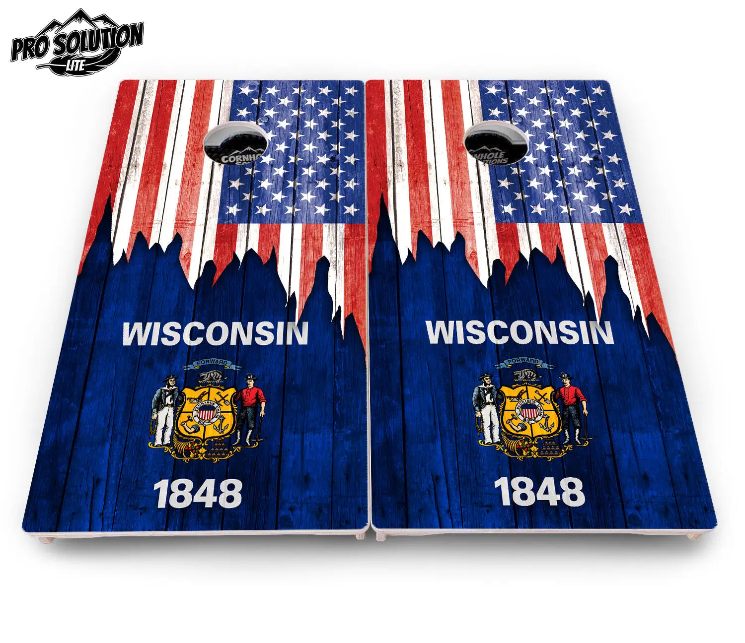State Flag Designs South Dakota to Wyoming Cornhole Boards - Pro Solution Lite Series Cornhole Solutions