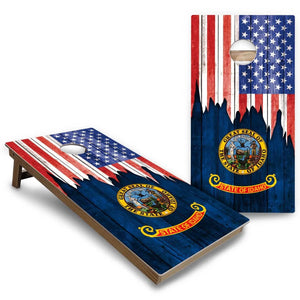 State Flags Hawaii to Maryland Cornhole Boards - Backyard Series Cornhole Solutions