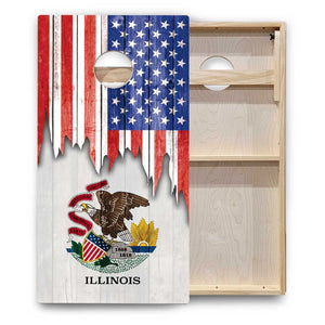 State Flags Hawaii to Maryland Cornhole Boards - Backyard Series Cornhole Solutions