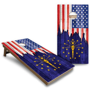 State Flags Hawaii to Maryland Cornhole Boards - Backyard Series Cornhole Solutions