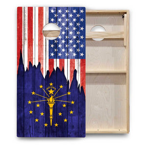 State Flags Hawaii to Maryland Cornhole Boards - Backyard Series Cornhole Solutions