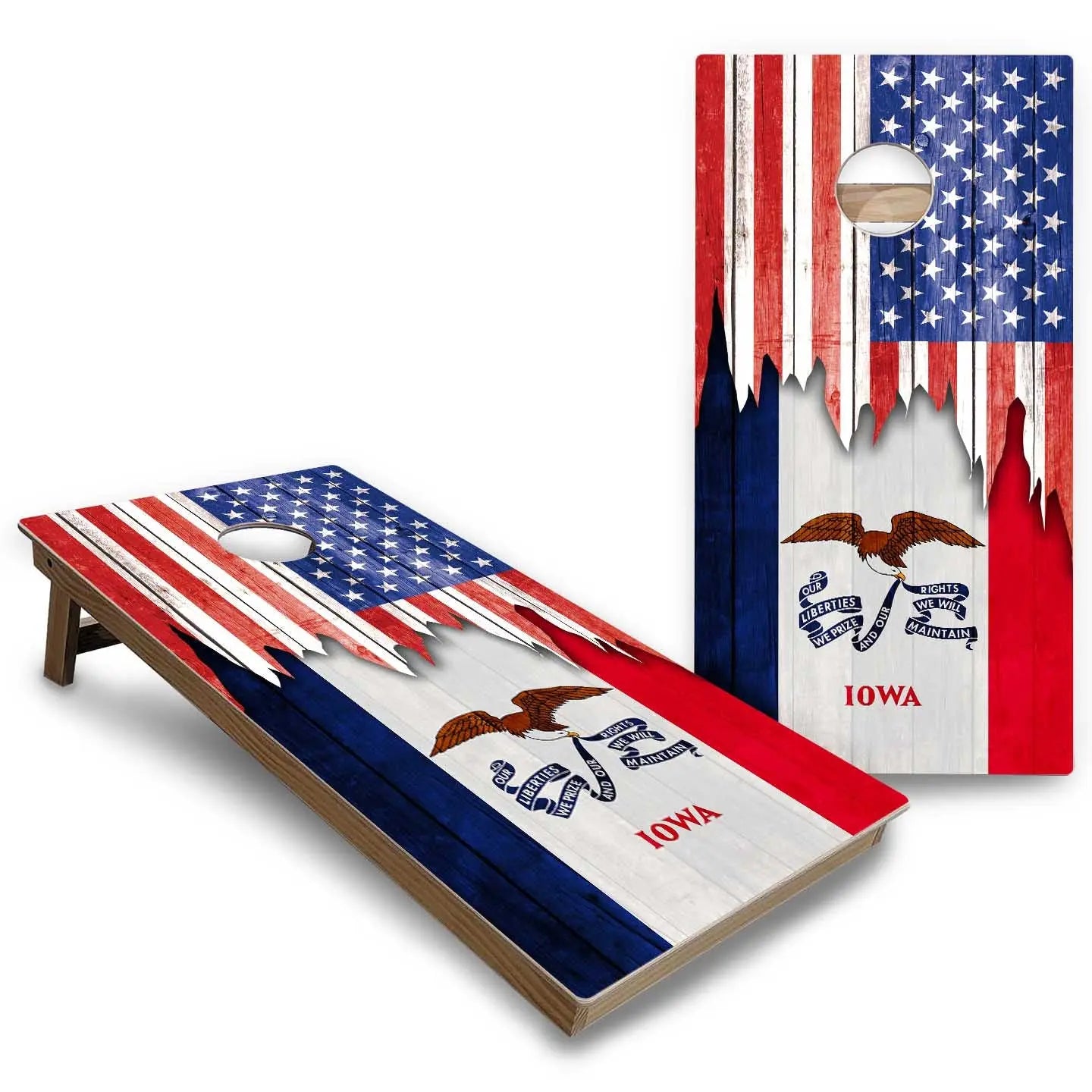 State Flags Hawaii to Maryland Cornhole Boards - Backyard Series Cornhole Solutions
