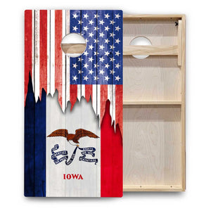 State Flags Hawaii to Maryland Cornhole Boards - Backyard Series Cornhole Solutions