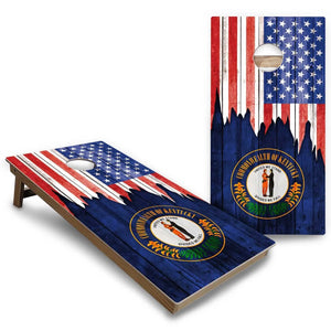 State Flags Hawaii to Maryland Cornhole Boards - Backyard Series Cornhole Solutions