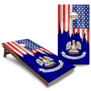 State Flags Hawaii to Maryland Cornhole Boards - Backyard Series Cornhole Solutions