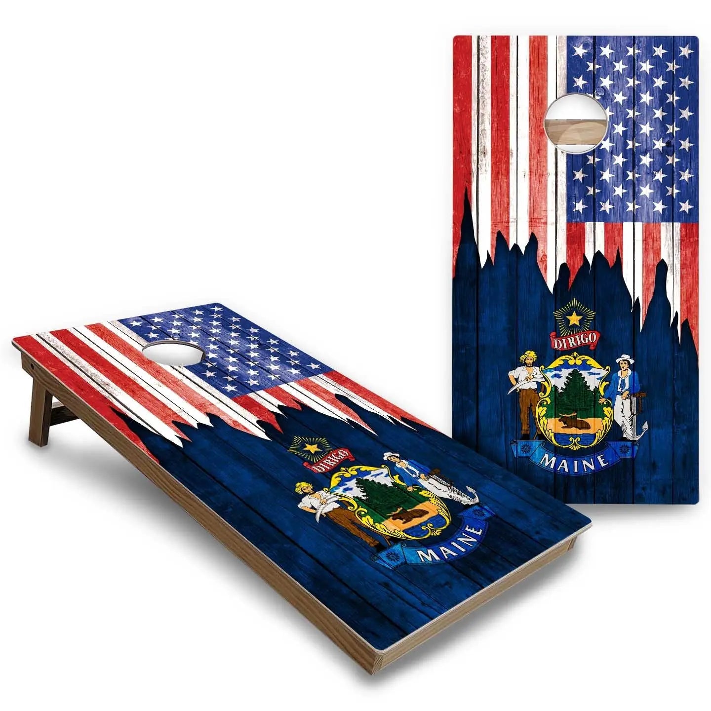 State Flags Hawaii to Maryland Cornhole Boards - Backyard Series Cornhole Solutions