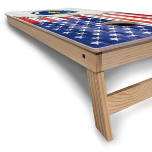 State Flags Massachusetts to New Jersey Cornhole Boards - Backyard Series Cornhole Solutions