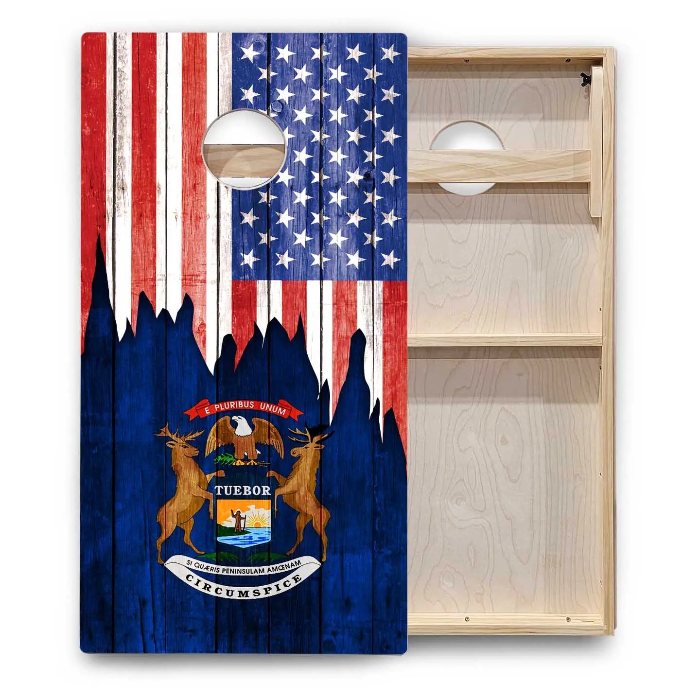 State Flags Massachusetts to New Jersey Cornhole Boards - Backyard Series Cornhole Solutions