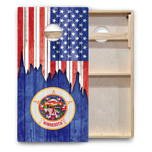 State Flags Massachusetts to New Jersey Cornhole Boards - Backyard Series Cornhole Solutions