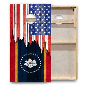 State Flags Massachusetts to New Jersey Cornhole Boards - Backyard Series Cornhole Solutions