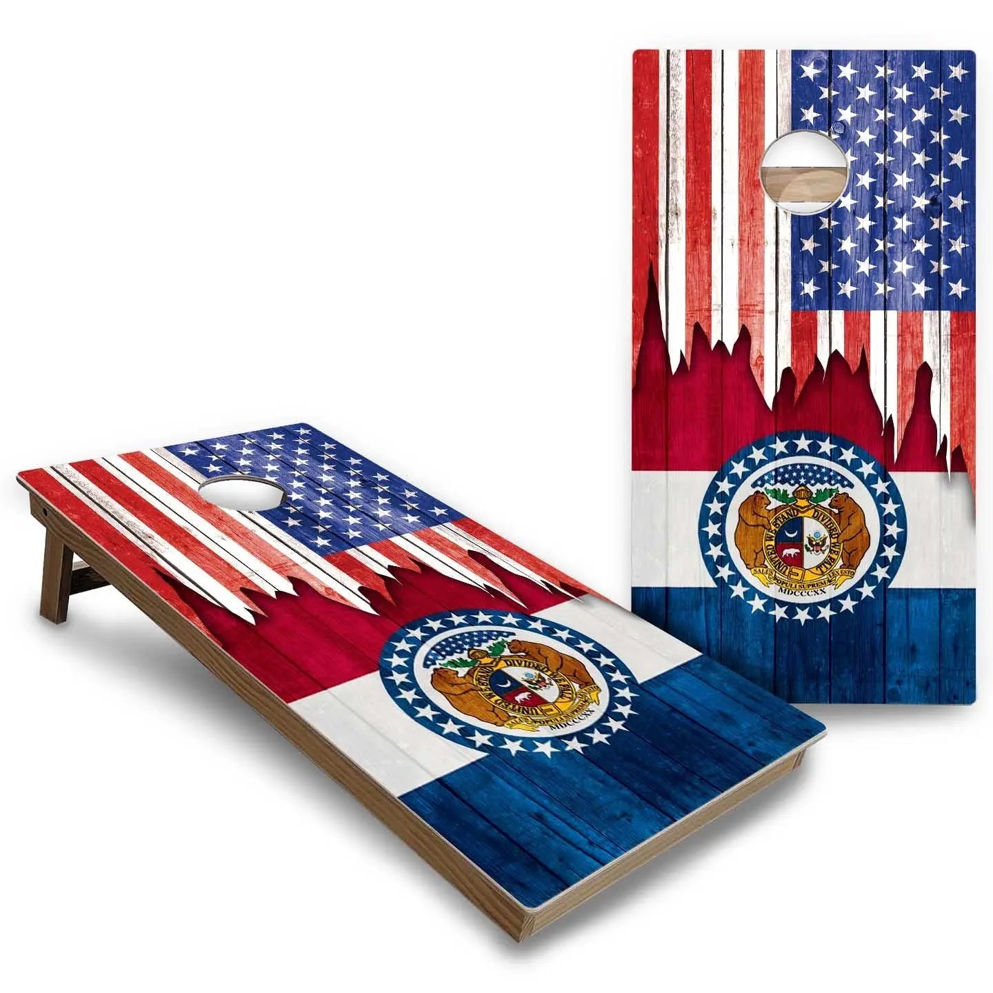 State Flags Massachusetts to New Jersey Cornhole Boards - Backyard Series Cornhole Solutions