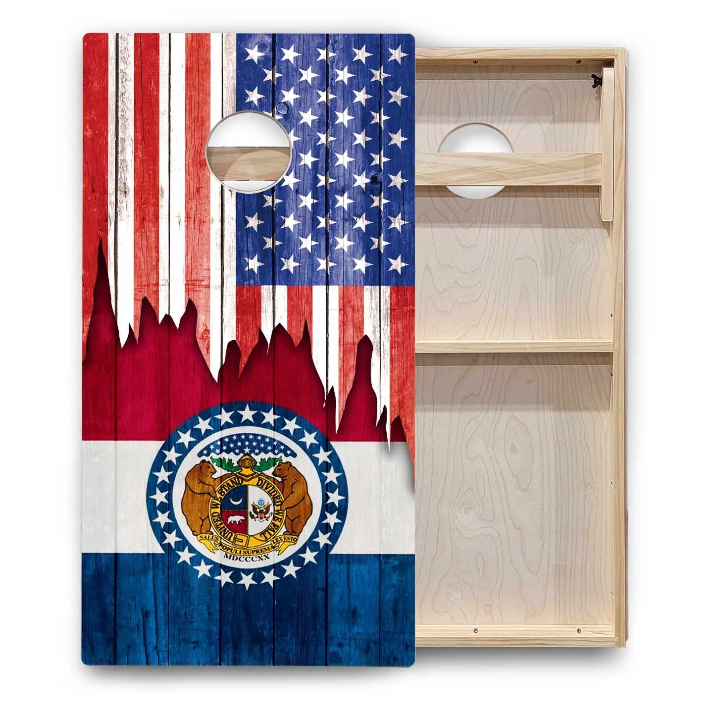 State Flags Massachusetts to New Jersey Cornhole Boards - Backyard Series Cornhole Solutions
