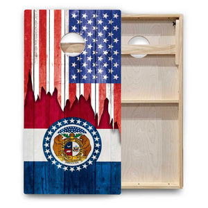 State Flags Massachusetts to New Jersey Cornhole Boards - Backyard Series Cornhole Solutions