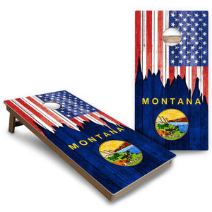 State Flags Massachusetts to New Jersey Cornhole Boards - Backyard Series Cornhole Solutions