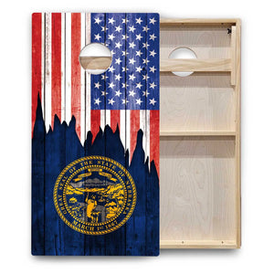 State Flags Massachusetts to New Jersey Cornhole Boards - Backyard Series Cornhole Solutions