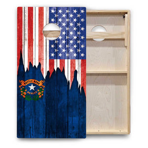 State Flags Massachusetts to New Jersey Cornhole Boards - Backyard Series Cornhole Solutions