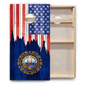 State Flags Massachusetts to New Jersey Cornhole Boards - Backyard Series Cornhole Solutions