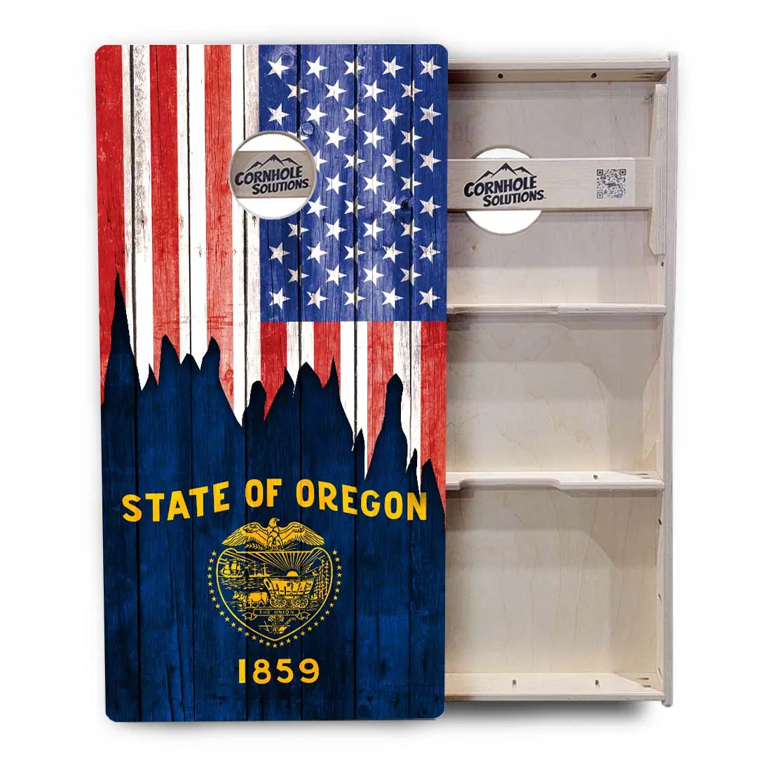 State Flags New Mexico to South Carolina Cornhole Boards - Professional Tournament Series