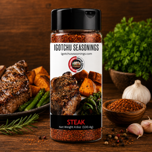 Igotchu Steak seasoning by Igotchu Seasonings, Southern food gift main product photo