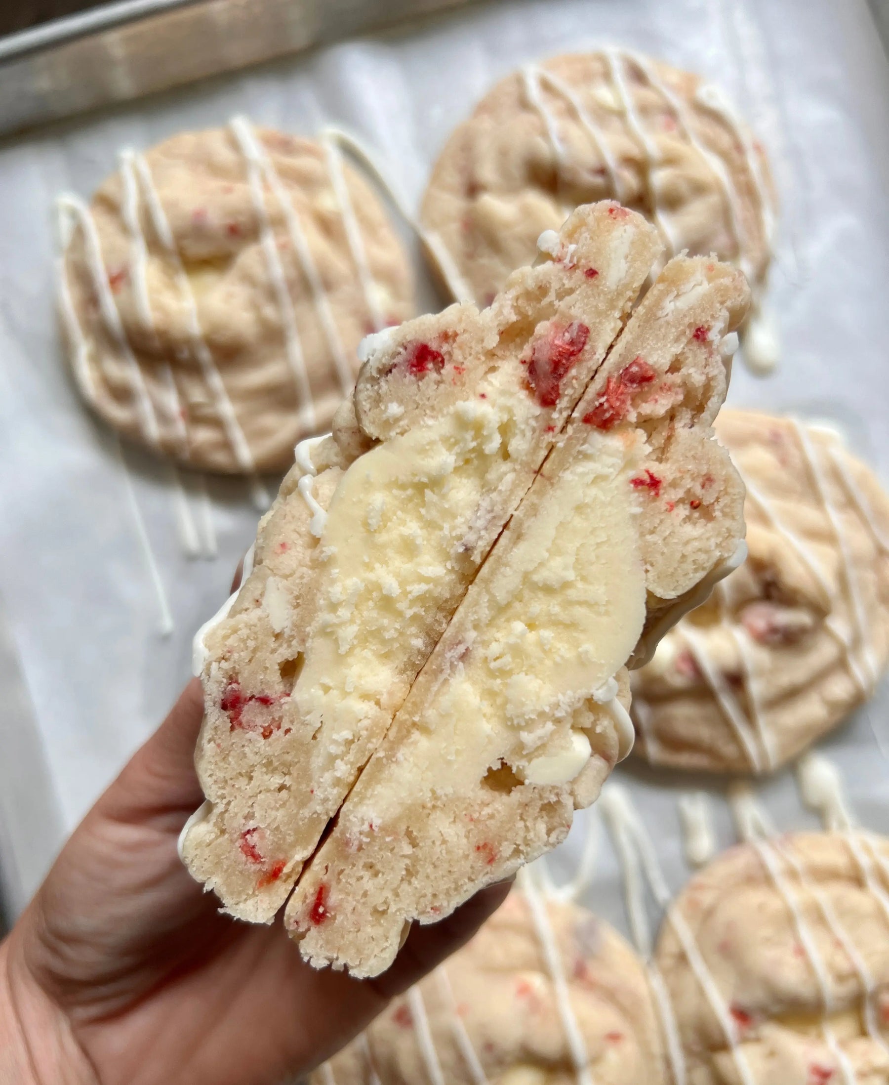 Strawberries + Cream Let's Get Baked Artisan Desserts
