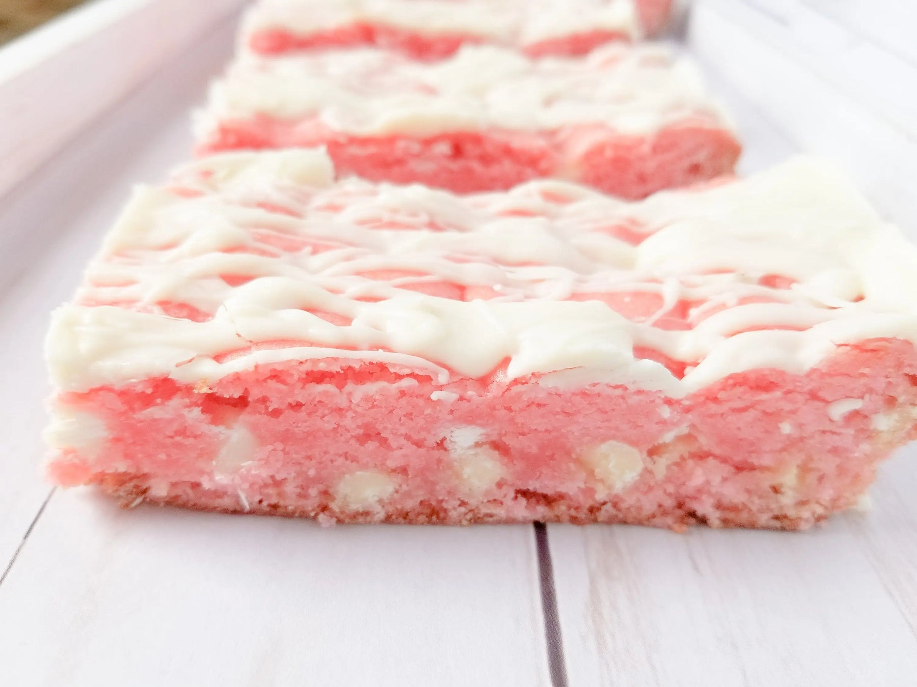 Strawberry Blondies Let's Get Baked Artisan Desserts