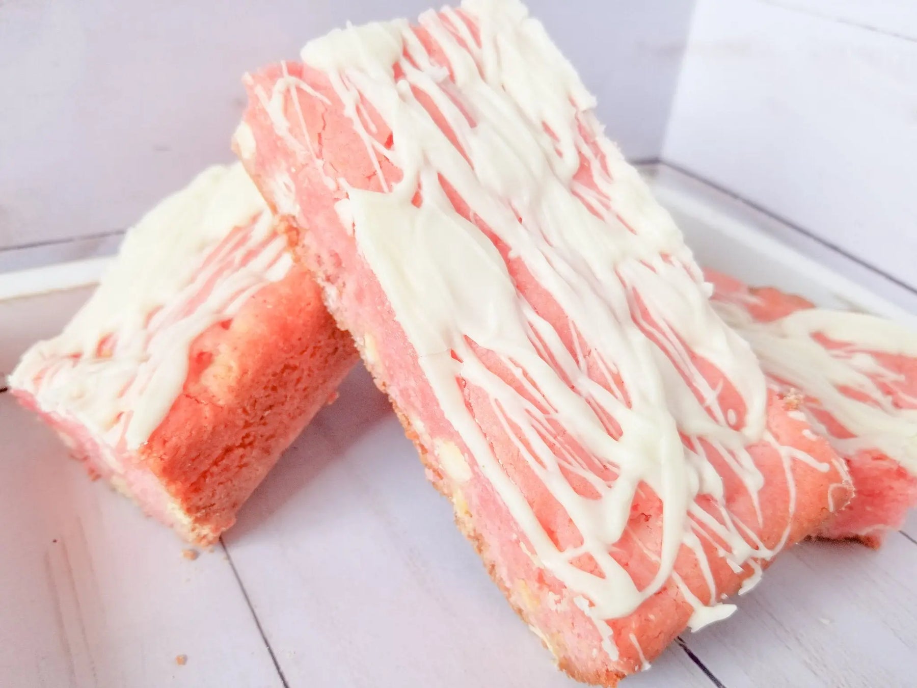 Strawberry Blondies Let's Get Baked Artisan Desserts