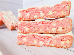 Strawberry Blondies Let's Get Baked Artisan Desserts